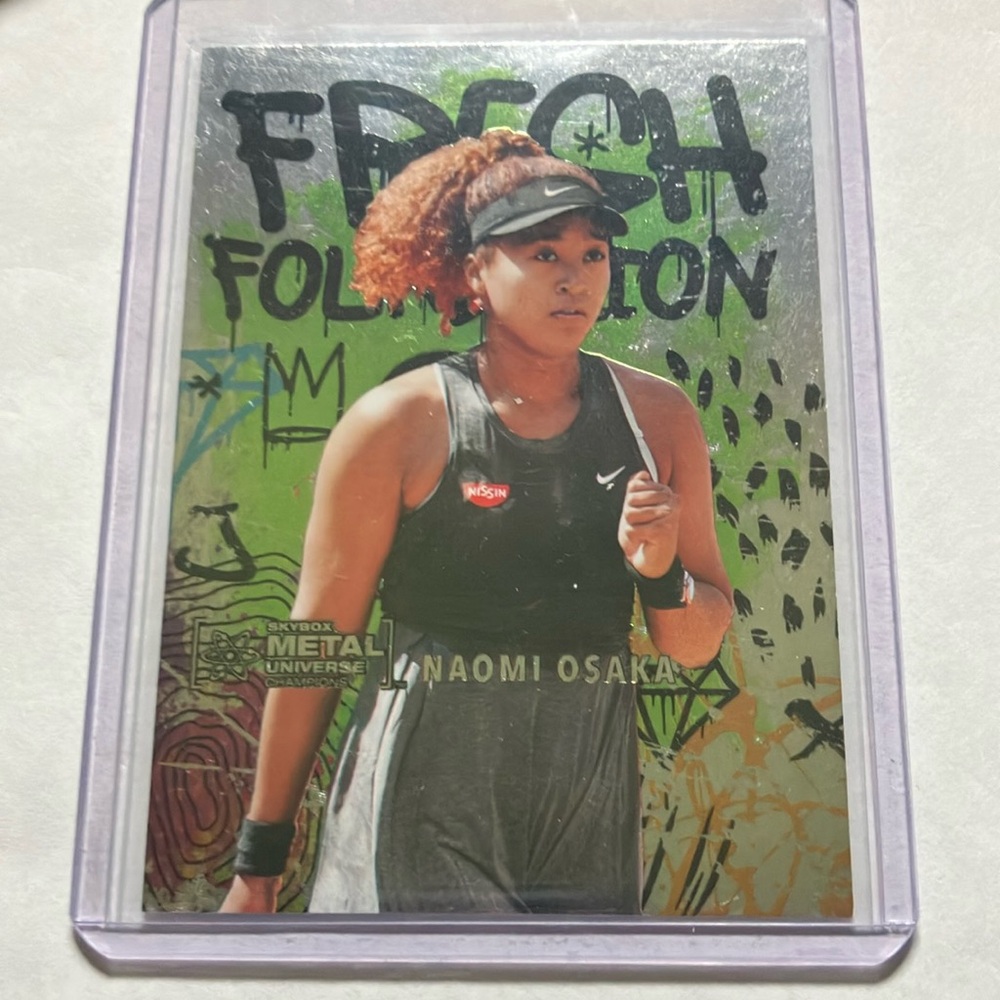 Skybox Metal Naomi Osaka Fresh Foundation Insert Tennis 🎾 Card NM+